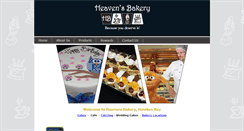 Desktop Screenshot of heavensbakery.co.nz